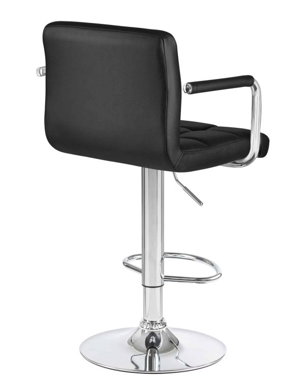 Набор 2 шт Стул барный DOBRIN KRUGER ARM, чёрный — изображение 5