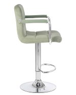 Набор 2 шт Стул барный DOBRIN KRUGER ARM, мятный велюр (MJ9-87) — изображение 4