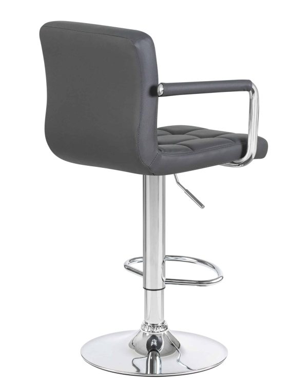 Набор 2 шт Стул барный DOBRIN KRUGER ARM, серый — изображение 5