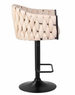 Набор 2 шт Стул барный DOBRIN LEON, бежевая ткань (LAR 275-1) — изображение 4