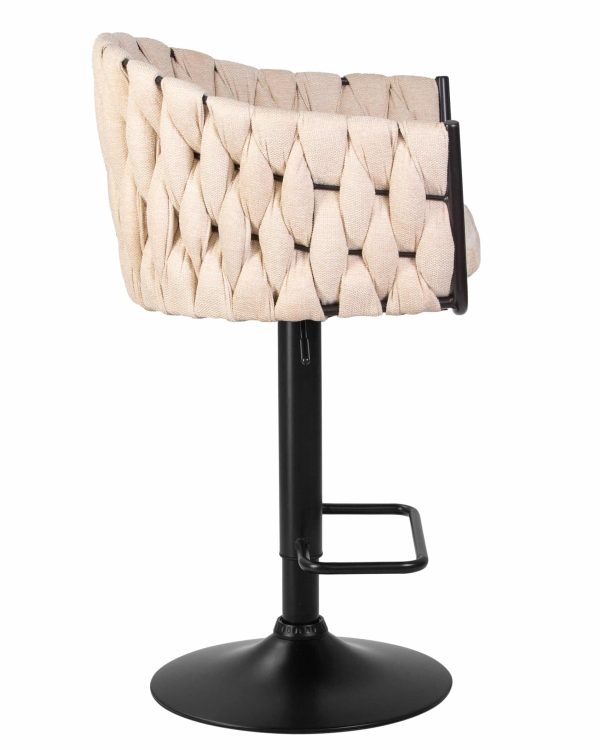 Набор 2 шт Стул барный DOBRIN LEON, бежевая ткань (LAR 275-1) — изображение 4