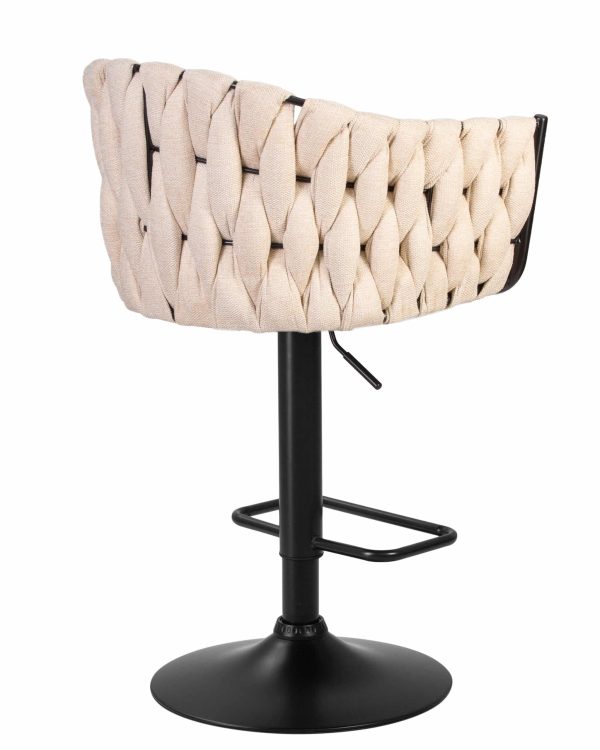 Набор 2 шт Стул барный DOBRIN LEON, бежевая ткань (LAR 275-1) — изображение 5