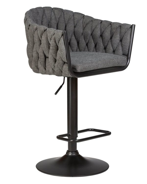 Набор 2 шт Стул барный DOBRIN LEON, графитовая ткань (LAR-275-21) — изображение 3