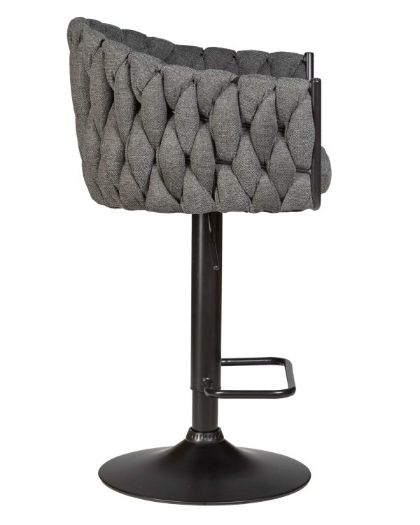Набор 2 шт Стул барный DOBRIN LEON, графитовая ткань (LAR-275-21) — изображение 4