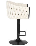 Набор 2 шт Стул барный DOBRIN LEON, кремовая ткань (LAR 275-33) — изображение 4