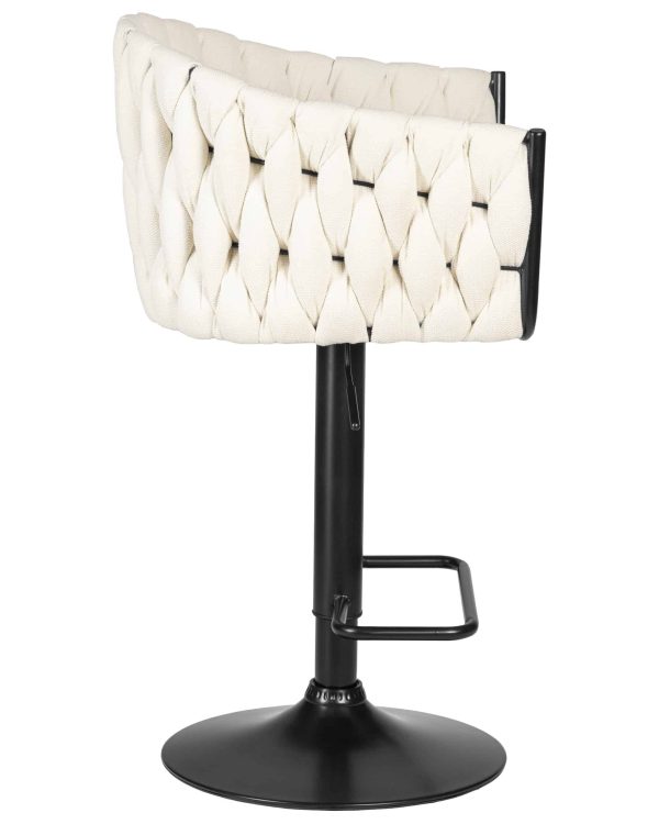 Набор 2 шт Стул барный DOBRIN LEON, кремовая ткань (LAR 275-33) — изображение 4