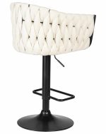 Набор 2 шт Стул барный DOBRIN LEON, кремовая ткань (LAR 275-33) — изображение 5