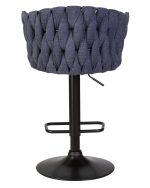 Набор 2 шт Стул барный DOBRIN LEON, синяя ткань (LAR-275-29) — изображение 5