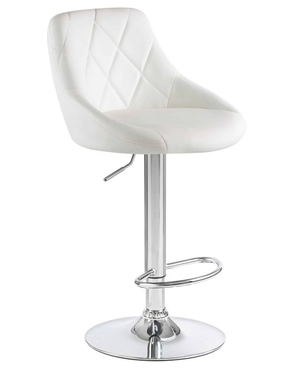 Набор 2 шт Стул барный DOBRIN LOGAN, белый — изображение 3