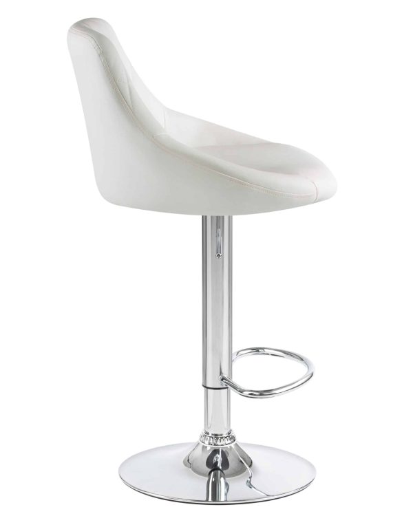 Набор 2 шт Стул барный DOBRIN LOGAN, белый — изображение 4