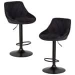 Набор 2 шт Стул барный DOBRIN LOGAN BLACK