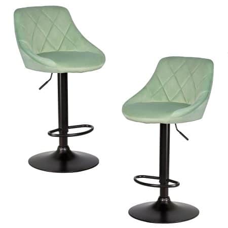 Набор 2 шт Стул барный DOBRIN LOGAN BLACK