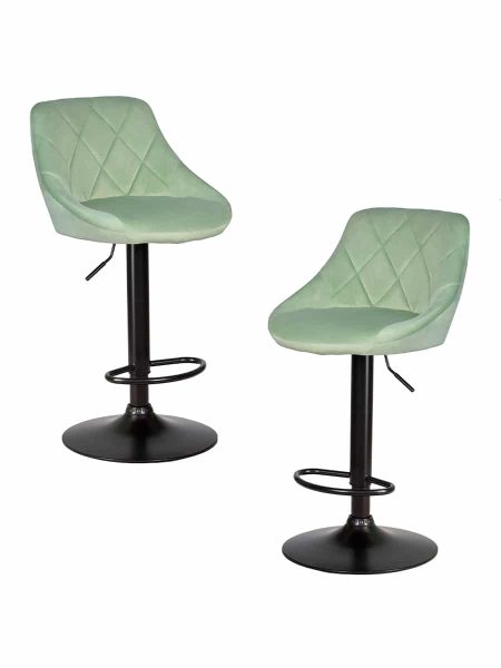 Набор 2 шт Стул барный DOBRIN LOGAN BLACK