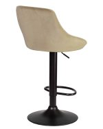 Набор 2 шт Стул барный DOBRIN LOGAN BLACK, мокко велюр (MJ9-9) — изображение 5