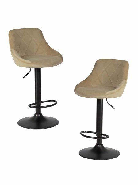 Набор 2 шт Стул барный DOBRIN LOGAN BLACK