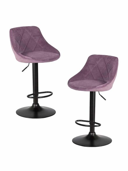 Набор 2 шт Стул барный DOBRIN LOGAN BLACK