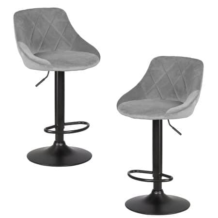 Набор 2 шт Стул барный DOBRIN LOGAN BLACK