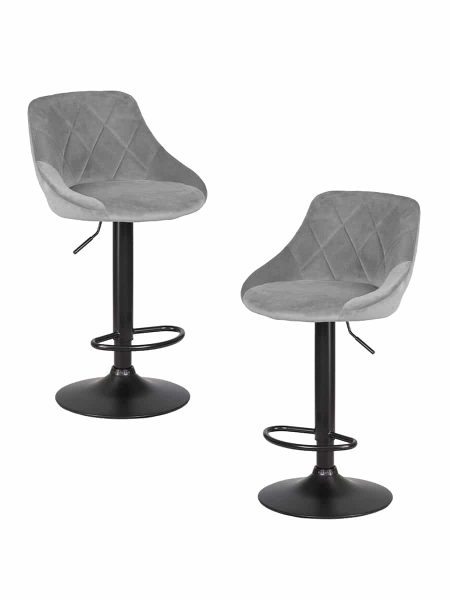 Набор 2 шт Стул барный DOBRIN LOGAN BLACK