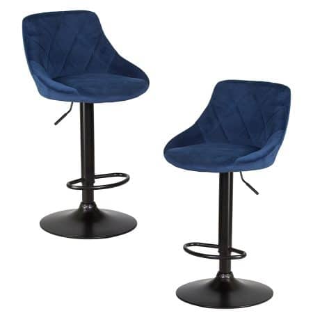 Набор 2 шт Стул барный DOBRIN LOGAN BLACK