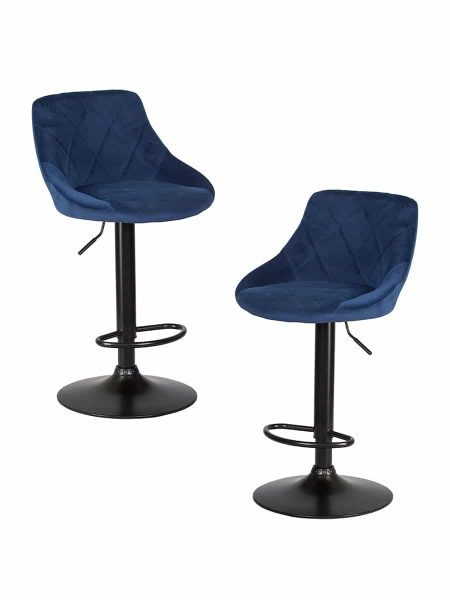 Набор 2 шт Стул барный DOBRIN LOGAN BLACK