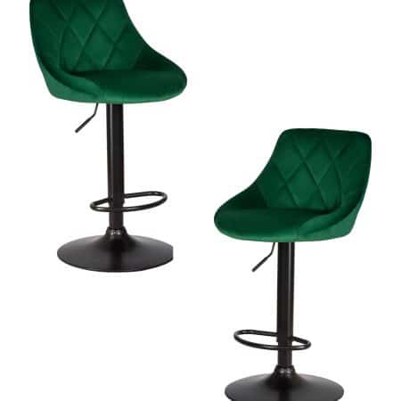 Набор 2 шт Стул барный DOBRIN LOGAN BLACK