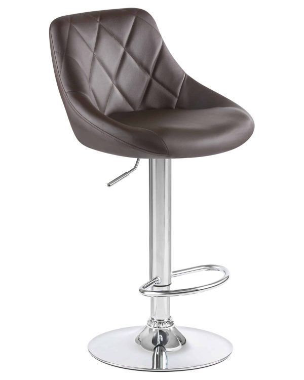 Набор 2 шт Стул барный DOBRIN LOGAN, коричневый — изображение 3