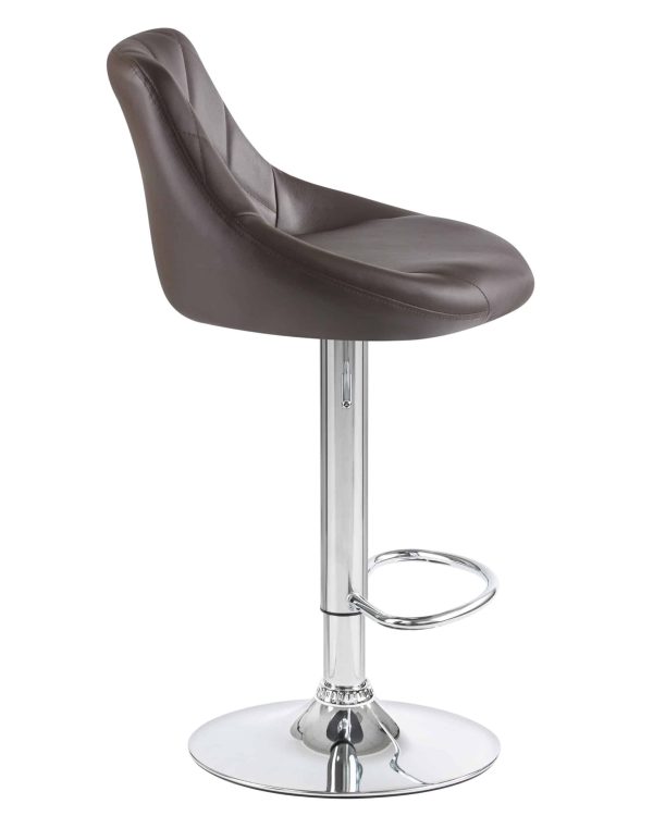 Набор 2 шт Стул барный DOBRIN LOGAN, коричневый — изображение 4