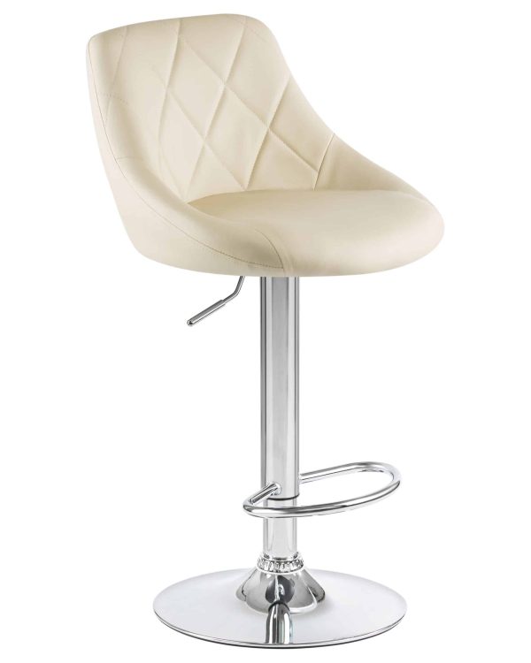 Набор 2 шт Стул барный DOBRIN LOGAN, кремовый — изображение 3