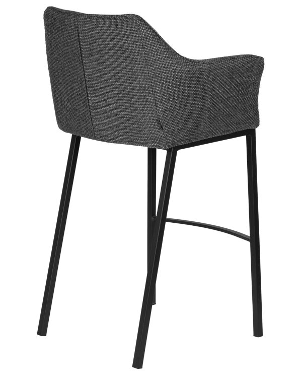 Набор 2 шт Стул барный DOBRIN LUCAS, серая ткань (F-22) — изображение 5