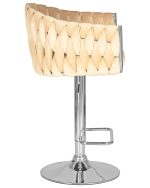 Набор 2 шт Стул барный DOBRIN MARCEL, бежевый велюр (MJ9-10) — изображение 4