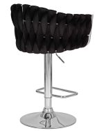 Набор 2 шт Стул барный DOBRIN MARCEL, черный велюр (MJ9-101) — изображение 5