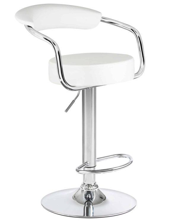 Набор 2 шт Стул барный DOBRIN MARTA, белый — изображение 3