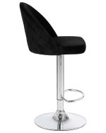 Набор 2 шт Стул барный DOBRIN MILANA, черный велюр (MJ9-101) — изображение 4
