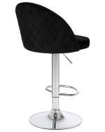 Набор 2 шт Стул барный DOBRIN MILANA, черный велюр (MJ9-101) — изображение 5