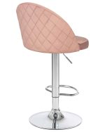 Набор 2 шт Стул барный DOBRIN MILANA, пудрово-розовый велюр (MJ9-32) — изображение 5