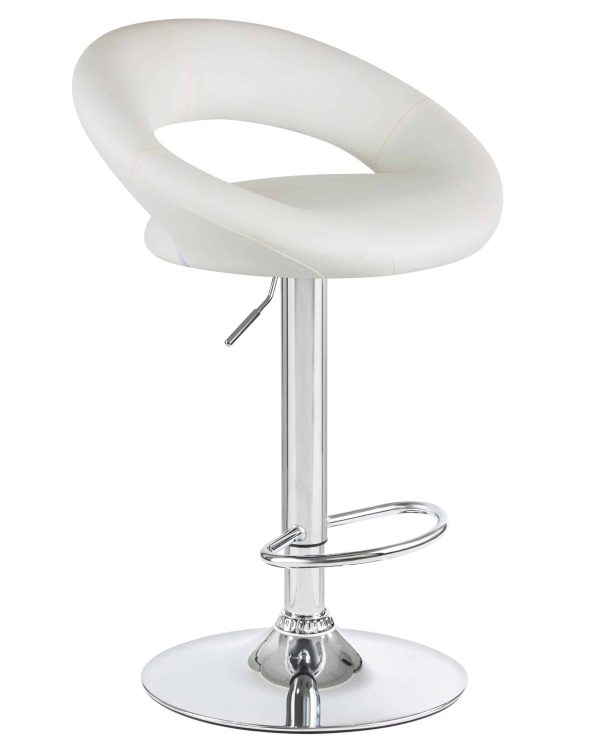 Набор 2 шт Стул барный DOBRIN MIRA, белый — изображение 3