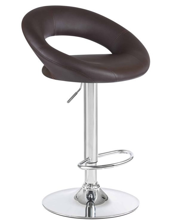 Набор 2 шт Стул барный DOBRIN MIRA, коричневый — изображение 3