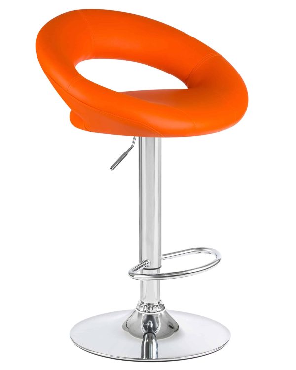 Набор 2 шт Стул барный DOBRIN MIRA, оранжевый — изображение 3
