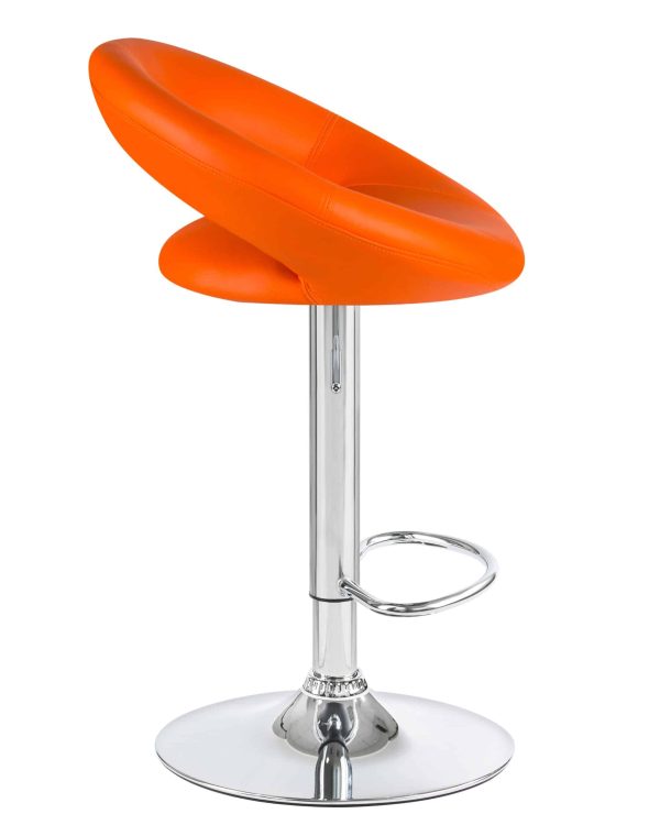 Набор 2 шт Стул барный DOBRIN MIRA, оранжевый — изображение 4
