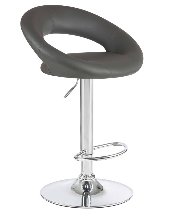 Набор 2 шт Стул барный DOBRIN MIRA, серый — изображение 3