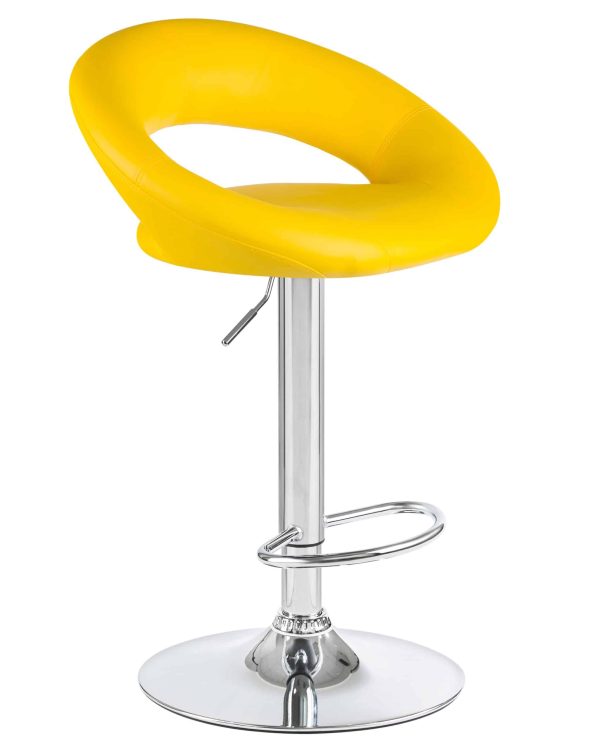 Набор 2 шт Стул барный DOBRIN MIRA, жёлтый — изображение 3
