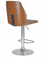 Набор 2 шт Стул барный DOBRIN PETER, серая ткань AAA 001 — изображение 5