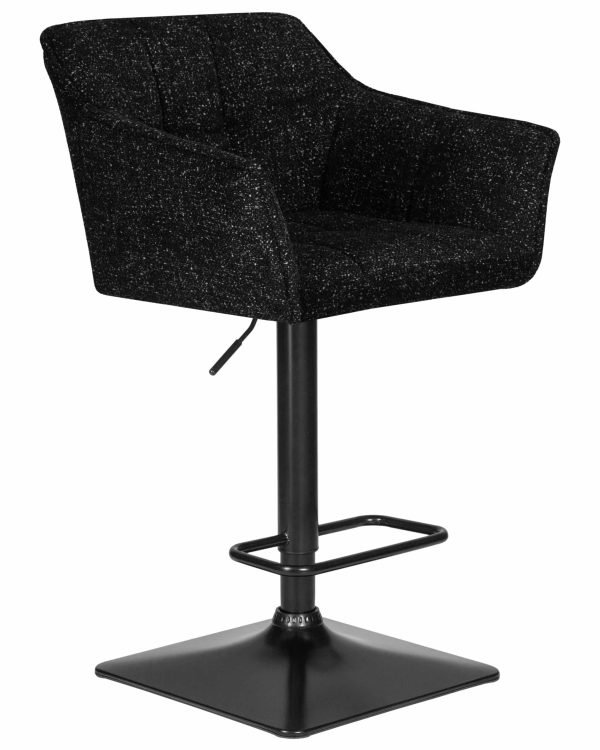 Набор 2 шт Стул барный DOBRIN RALF, черный твид (LEO18) — изображение 3