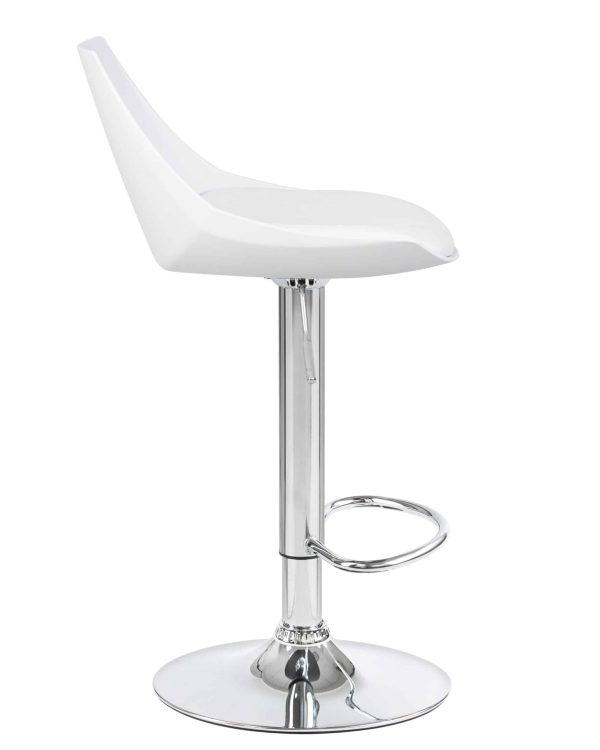 Набор 2 шт Стул барный DOBRIN ROCKY, белый — изображение 4