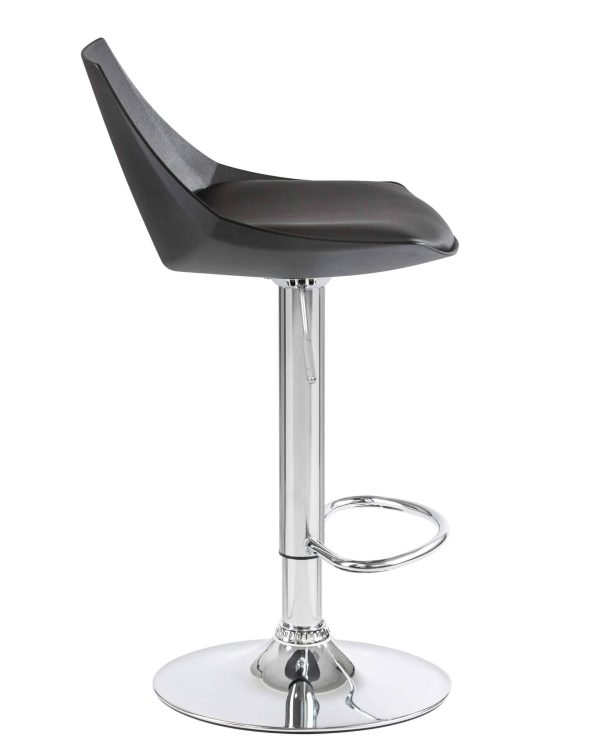 Набор 2 шт Стул барный DOBRIN ROCKY, чёрный — изображение 4