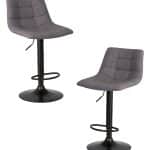 Набор 2 шт Стул барный DOBRIN TAILOR BLACK