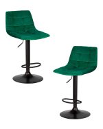 Набор 2 шт Стул барный DOBRIN TAILOR BLACK