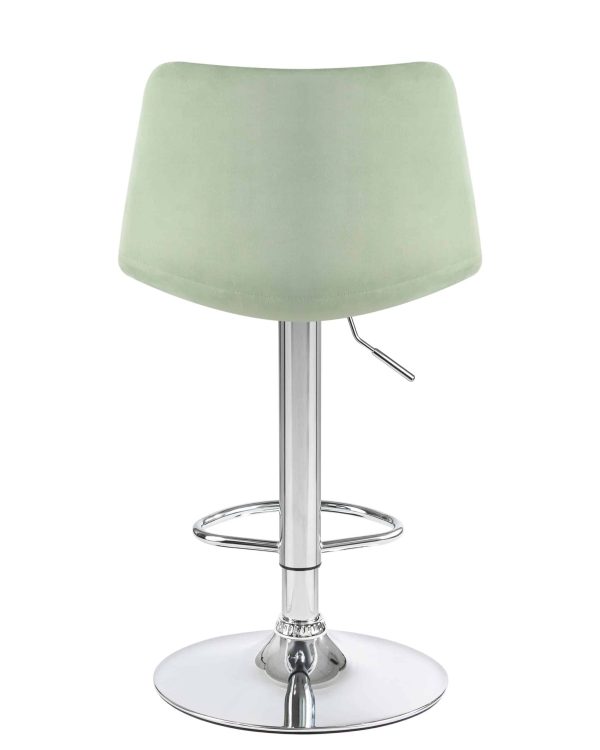 Набор 2 шт Стул барный DOBRIN TAILOR, пудрово-мятный велюр (MJ9-87) — изображение 5