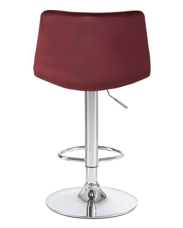 Набор 2 шт Стул барный DOBRIN TAILOR, винный велюр (MJ9-35) — изображение 5