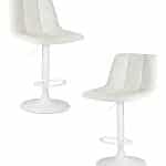 Набор 2 шт Стул барный DOBRIN TAILOR WHITE